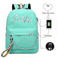Miniatyrbild 1 av 5: Stray Kids USB Ryggsäck Koreansk Stil Felix Bokväska Tillbaka Till Skolan Pojkar Flickor Fans Presentväska Mochila 2