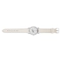 Miniatyrbillede 4 af 6: Moderigtigt PU Læderrem Quartz Ur Dame Analog Armbåndsur Hvid