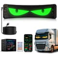 7×17 cm LED-øjne til lastbiler og biler, Demon-Eye billygter, 1 stk., 32 x 16 pixels