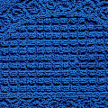 Miniatyrbild 4 av 4: Halvcirkel Dörrmatta Halvcirkel Golvmatta Dammuppsamlare Polyesterfiber Stark Absorption Halkskydd för Utomhus Inomhus Blå 48x78cm / 18.9x30.7in