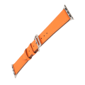 Miniatyrbild 3 av 8: Smartwatch Läderrem Universal Smart Watch Replacement Band Rem för IWatch Series SE 8 7 6 5 4 3 2 1 38mm 40mm 41mm Orange