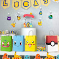 Miniatyrbild 6 av 6: Pokémon Pinata för Kille Födelsedag, Pikachu Festdekoration, Pinata Leksak Sortiment Tillbehör Gadgets Set och mer Flerfärgad