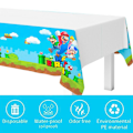 Miniatyrbild 3 av 6: Duk - Super Mario - 1 Styck - 42,5"x70,8" - Flerfärgad - Rektangulär Flerfärgad
