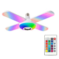 Miniatyrbild 1 av 8: Fyrbladig Bluetooth Musik Ljus LED Färgglad Högtalare Fällbar