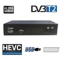 Miniatyrbillede 1 af 3: DVB T2 HEVC 265 Digital TV-tuner DVB-T2 265 1080P HD-dekoder USB Terrestrisk TV-modtager EPG Set-top-boks, EU-stik