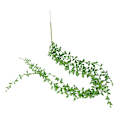 Miniatyrbild 3 av 8: Konstgjorda blad plastväxt vägg hängande murgröna blomma hem