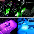 Miniatyrbild 6 av 7: Golfbil Underglow Bluetooth APP Belysningssats, RGB Multi-Color