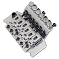 Miniatyrbild 4 av 5: 6-strängad dubbelrullstall Sadel Tremolo Brygga System för Elgitarr Ersättning Silver