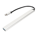 Miniatyrbild 6 av 7: 7 Port USB Hub 5Gbps 1 USB3.0 6 USB2.0 Aluminiumlegering Enkel Design Multiport USB Hub Splitter