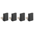 Miniatyrbild 7 av 7: 4st USB Typ C Rätvinkeladapter 10Gbps Överföring Bärbar USB Hane till Typ C Hona Adapter för Bärbara Datorer Stationära Datorer