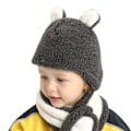 Miniatyrbild 4 av 5: Cordulet varm barnhatt Öronmössa Babyhatt Vinter varm halsduk