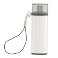 Miniatyrbild 1 av 7: Minneskortläsare Plug and Play Aluminiumlegering USB C 3.0 OTG Lagringskortläsare med Snoddhål för Windows för LINUX