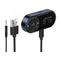Miniatyrbillede 1 af 5: Bluetooth 5.2 FM-sender/-modtager til bil, basstereo HiFi-lyd Bluetooth biladapter understøtter håndfri opkald