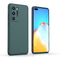 Miniatyrbild 1 av 5: Huawei P40 Pro Skal - Mikrofiber Silikon Mörkblå Mörkblå