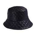 Höst och vinter Fuhua Fu Ge enfärgad mångsidig vinter bucket hat varma hattar black
