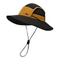 Miniatyrbild 1 av 6: Unisex fiskehatt Safari Bredbrättad strandhatt Solhatt Sommar UV-skydd hatt Black