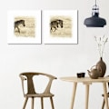 Miniatyrbild 2 av 8: Söt Zebra Canvas Väggkonst Målning Tryckt Bild Hemmakontor