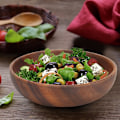 Miniatyrbild 5 av 8: Trä mellanmålsskål Frukt Mat Sallad Soppskål för Hem Kaffe