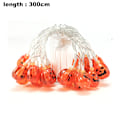 Miniatyrbild 2 av 5: 3D Pumpkin LED String Lights, Pumpkin Lights Battery Operated,