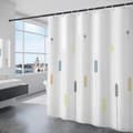Duschdraperi 180x200CM Vattentätt Polyestertyg Maskintvätt