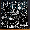 Miniatyrbild 6 av 6: Pack of 197 Window Stickers Christmas Window Decorations