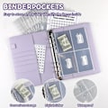 Miniatyrbild 3 av 5: 100 Kuvert Pengar Sparande Utmaning Pengar Sparande Pärm 100 Kuvert Utmaning Pärm Sparande Pärm Kuvert Purple