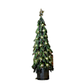 Miniatyrbild 1 av 5: Flocking artificial Christmas tree, desktop cedar Christmas
