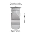 Miniatyrbilde 2 av 5: Silikon Gulvrist Avløpsfilter Dusj Avløpsfilter Anti