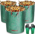 Trädgårdsavfallspåsar 3x120L, Extremt starka polypropen (PP) Gard