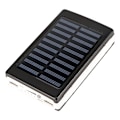 Miniatyrbild 1 av 3: 10000mAh Dual USB-port bærbar solcellsdriven powerbank för mobiltelefoner