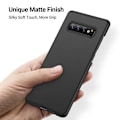 Miniatyrbild 4 av 4: Samsung S10 Plus Ultratunt Mattsvart Skal Basic V2 Svart