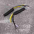 Miniatyrbild 1 av 2: 2 st DC12V 21W LED Motstånd Dekoder Fel Fri Avstörningskondensator Ensidig Kabel för Motorcykel Blinkersljus