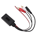 Miniatyrbild 3 av 7: Bluetooth-ljudadapter för bilstereo, trådlös musikstreaming AUX-ingångsmodul med handsfree-mikrofon stöder MP3 WMA WAV-ljudformat