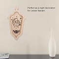 Miniatyrbild 8 av 8: Dekorationslykta i unik form av LED-ljus i MDF