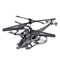 Miniatyrbild 1 av 7: Precision Control Fjärrkontroll Helikopter, Realistisk Militär Design Höjd Håll Inomhus Leksak för Barn Vuxna