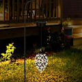 Miniatyrbild 5 av 8: Utomhus Vattentät Solcellslampa LED-Lykta Olivform