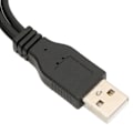 Miniatyrbild 4 av 8: Slimline SATA Laptop Adapterkabel USB till SATA Adapter för CD DVD ROM-enheter Hög kvalitet Hållbar Stabil USB-driven kabel Kompatibel med extern