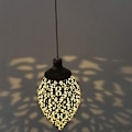 Miniatyrbild 6 av 8: Utomhus Vattentät Solcellslampa LED-Lykta Olivform