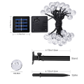 Miniatyrbild 5 av 7: Solcellslingor, EECOO Vattentät 15ft 1.2V 30 LED Kristall Globla Bollar Fe Slingor