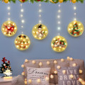 Miniatyrbild 4 av 5: 5 Pcs Christmas Window Sucker Light, Decoration Lighted, Scene
