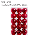 Miniatyrbild 2 av 5: 6cm Christmas Ball Ornaments 30 Pcs Small Shatterproof