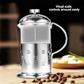 Miniatyrbild 4 av 8: 800 ml rostfria glaspresskanna för kaffe och te