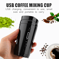 Miniatyrbild 6 av 8: USB-laddningsbar kaffekopp, bärbar resekaffe, självomrörande blandning