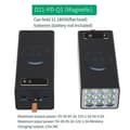 Miniatyrbilde 2 av 5: Bærbar DIY mobil strømboks Ekstern 21x18650 5V loddefri batteriladeboks USB Type C B