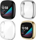 4 st Kompatibla med Fitbit Sense/Versa 3 Skärmskydd, Filmskydd