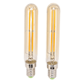 Miniatyrbild 1 av 8: 2 st LED-rörlampa 4W E14 2300K Rörformade glödlampor
