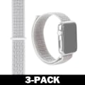 Miniatyrbild 1 av 2: Apple Watch 38mm / 40mm Nylonarmband Vit 3-Pack 3-Pack