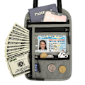 Miniatyrbild 3 av 5: Resväska för pass med RFID-skydd, lätt pass