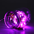Miniatyrbild 4 av 8: 30 LED-ljusslinga för sovrum gräsmatta landskap trädgård hem semesterdekor rosa