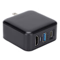 Miniatyrbild 7 av 7: Laddadapter Snabbladdning Stöd TV-läge HD Multimedia Interface AC-adapter Laddare för Switch US-kontakt ＋EU-kontakt